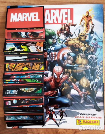 Марвел Панини наклейки полная коллекция