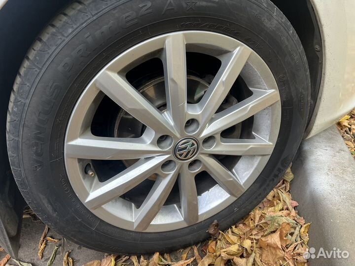 Колеса в сборе r16 vw polo rapid