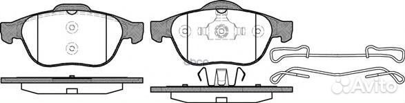 843 10 7701206599 колодки дисковые п Renault