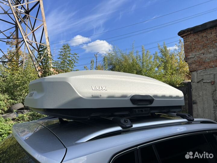 Бокс на крышу LUX tavr 175 LUX 450л серый