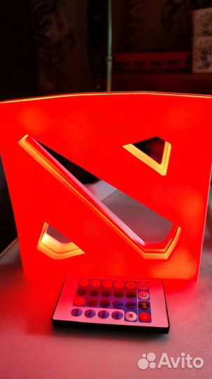 Ночник логотип Dota 2