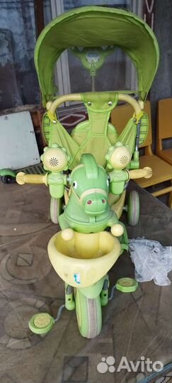 Детский велосипед с ручкой бу