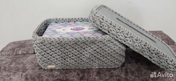 Салфетница вязаная