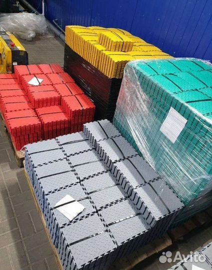 Модульная плитка пвх для гаража