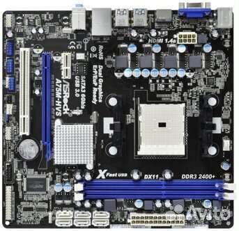 Комплект FM1 4 ядра (мать, проц)