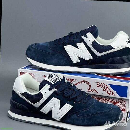 Кроссовки New Balance 574 Blue (Арт.29330)