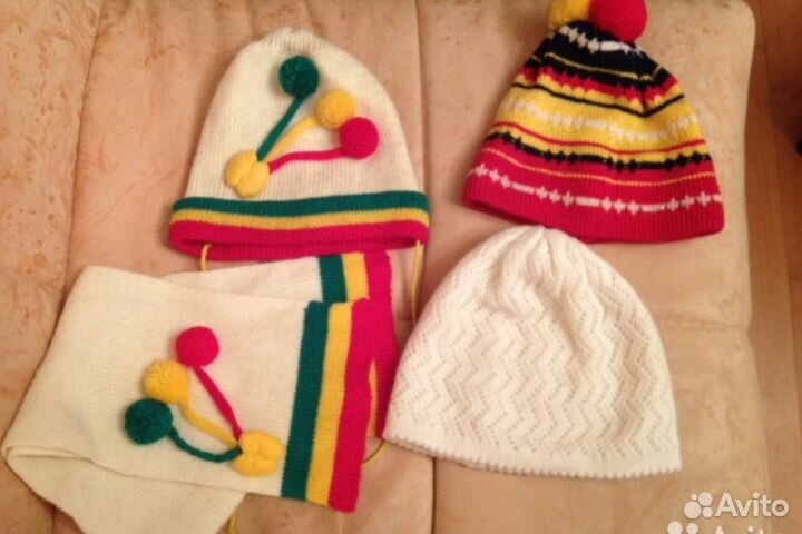 Шапки, варежки, шарф