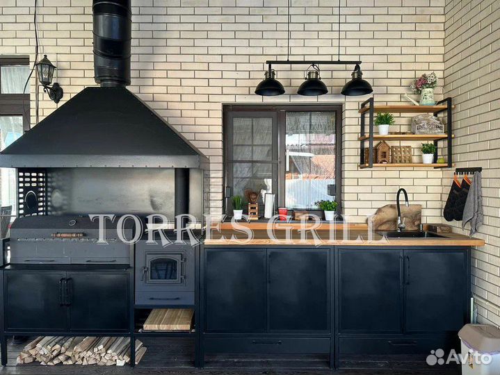 Мангальный комплекс из металла