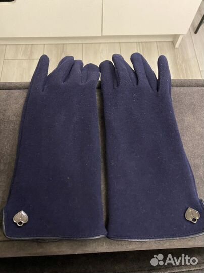 Перчатки женские замшевые