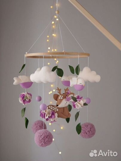 Мобиль из фетра