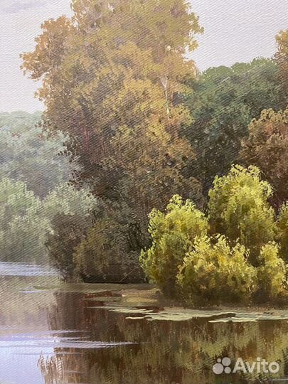 Картина маслом на холсте«Летний день»100x50