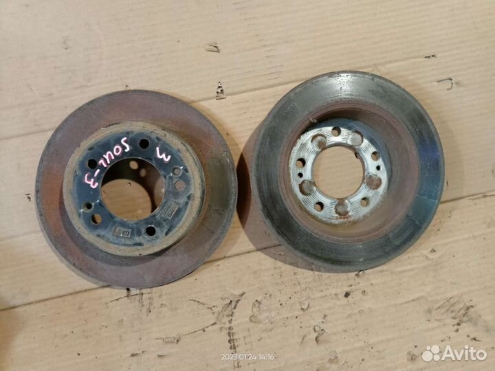 Задние тормозные диски Kia Soul 3