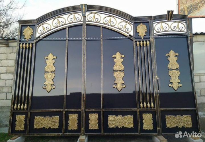 Кованые Ворота Эконом Вариант
