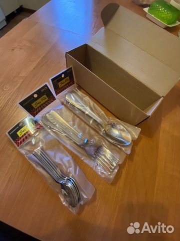 Новый Набор вилок и ложек (18 шт)