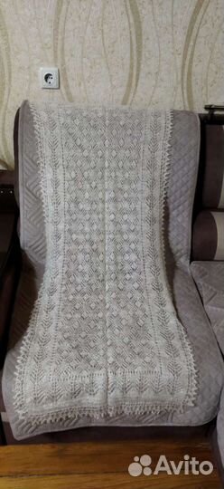 Палантин пуховый