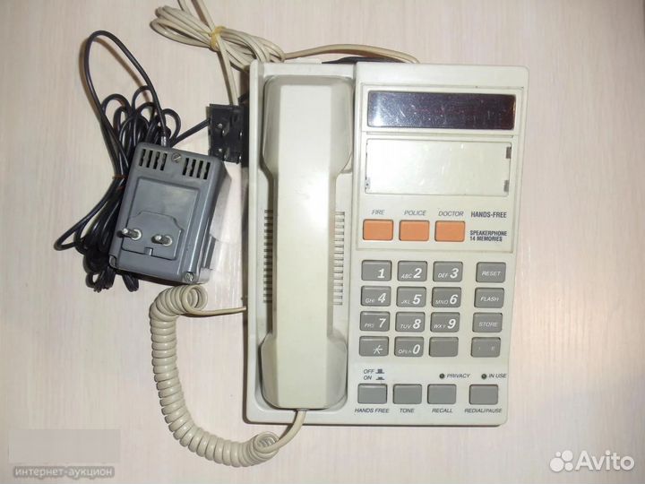 Телефон проводной Новэл, блок питания 5,0В