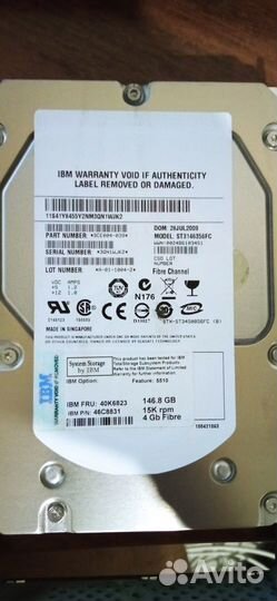 Жесткий диск Seagate 146 Гб st3146356fc 146 Гб FCH