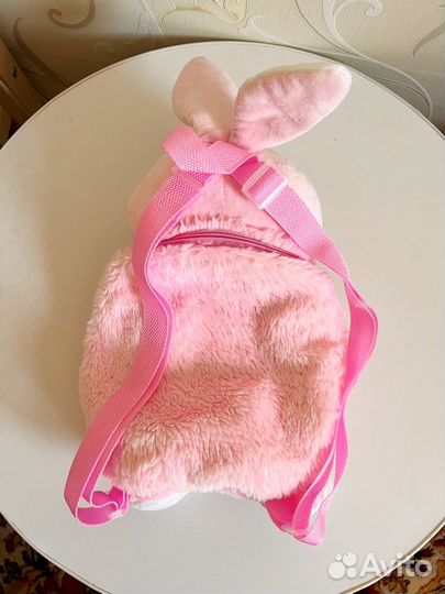 Рюкзак игрушка плюшевый зайчик