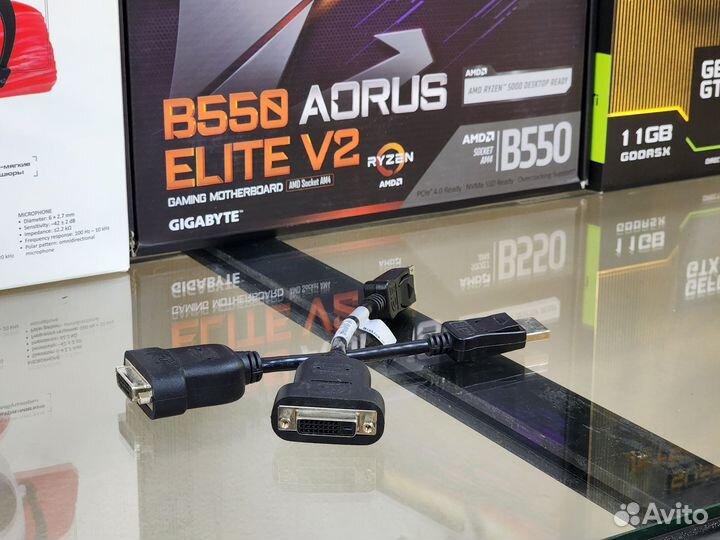 Оригинал HP Адаптер DisplayPort to DVI