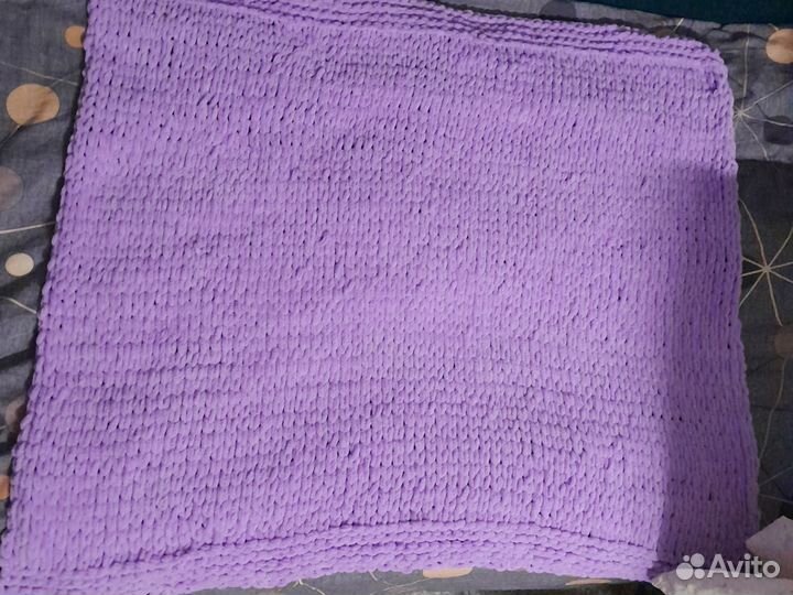 Плед детский вязаный ручная работа