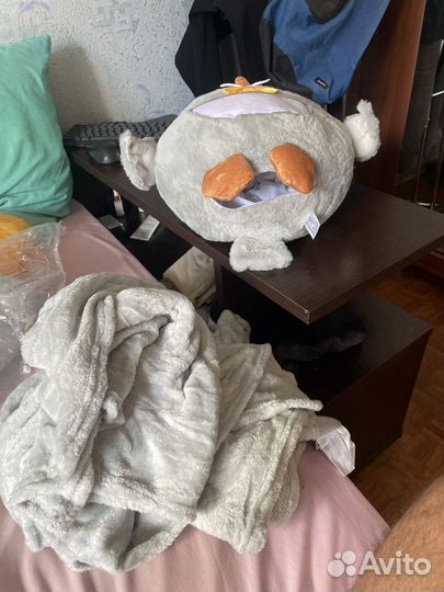 Подушка детская с пледом