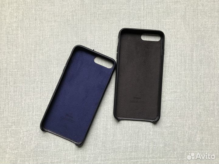 Чехлол iPhone 8 7 Plus Apple Leather Case оригинал