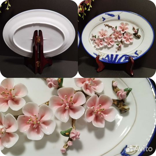 Предметы интерьера, тарелки, статуэтки, латунь