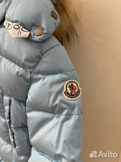 Детская зимняя куртка Moncler 12-18М оригинал