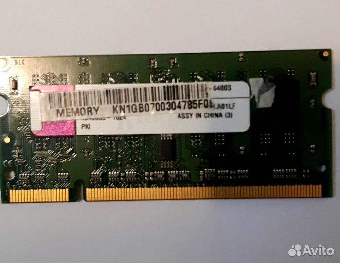 DDR2 1Gb-6400 для ноутбука