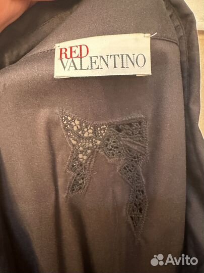 Рубашка черная Red Valentino, размер M