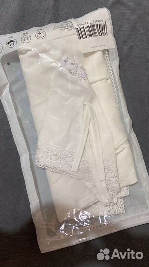 Крестильный набор для девочки. Новый 86разм