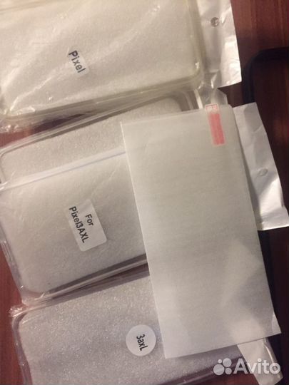 Чехол и защитное стекло google pixel 3a xl