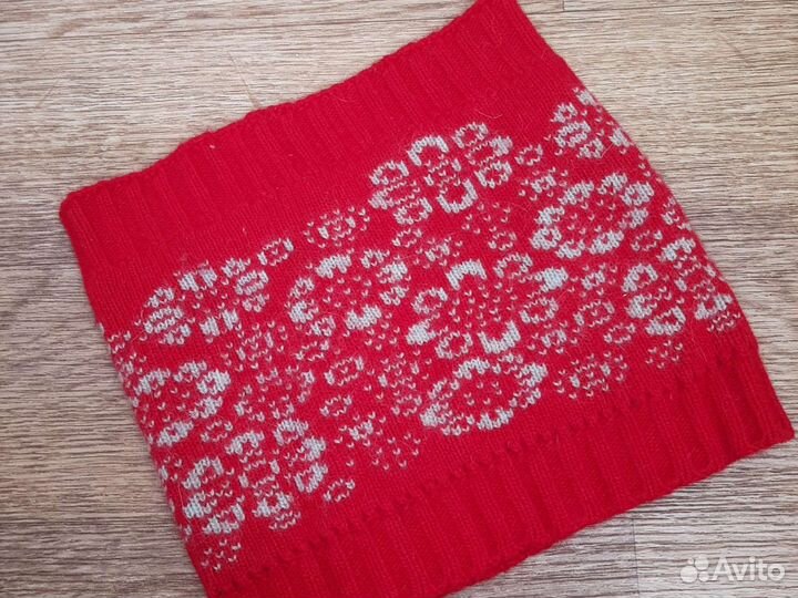 Детская зимняя шапка и снуд на девочку