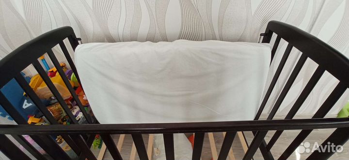 Матрас с наматрасником 120*60