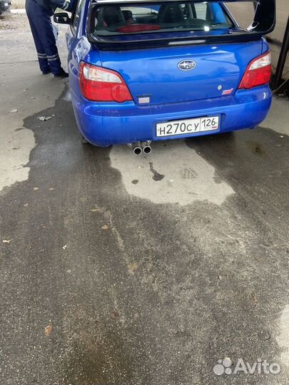 Глушитель субару импреза 2/subaru impreza 2