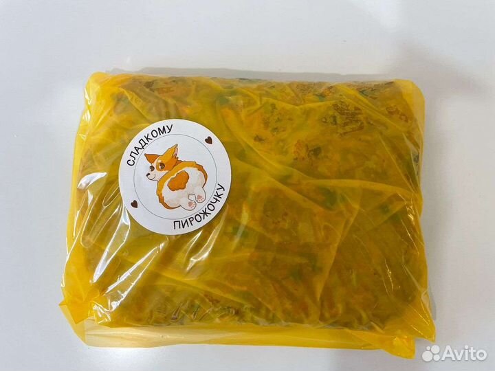 Фарш для собак (мясо и рубец)