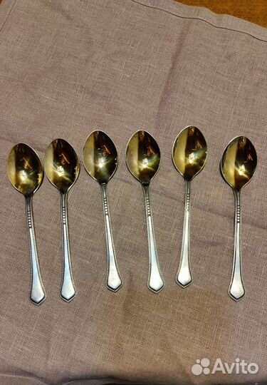 Мельхиоровые ложки, ножи