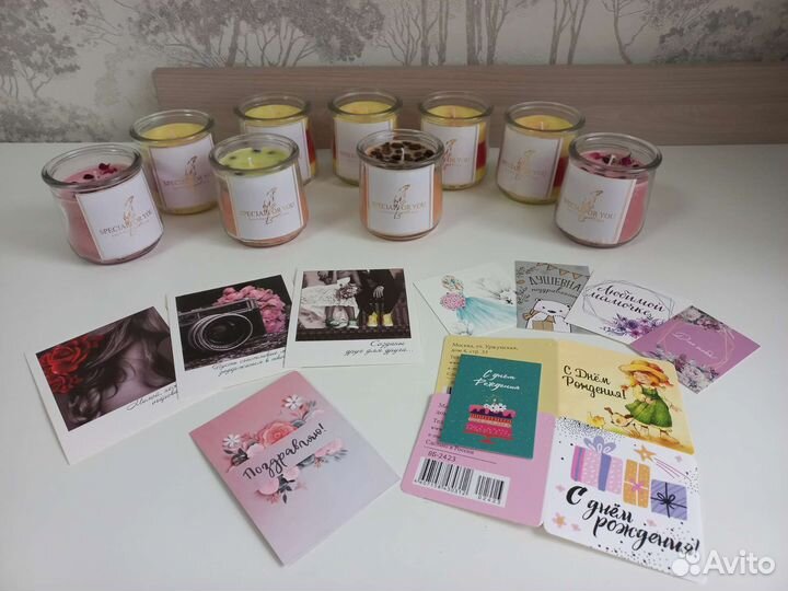 Свечи соевые в банке ручная работа