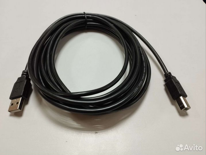 Кабель для принтера (USB Am-Bm) 1м-5м новые