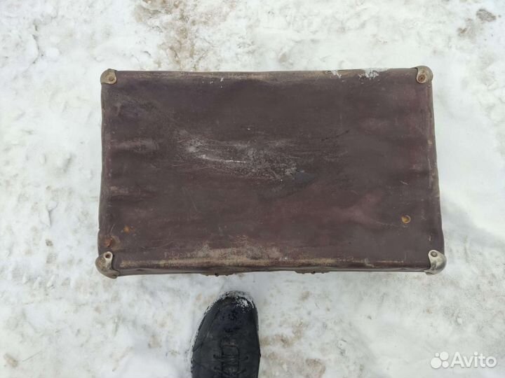 Кожанный чемодан СССР