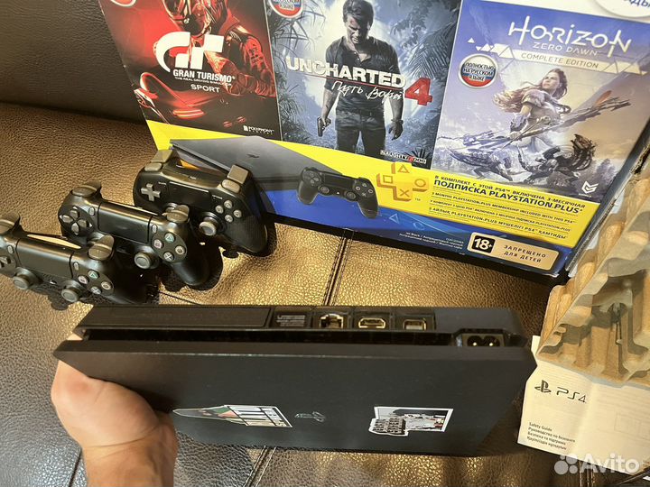 Sony playstation 4 slim с играми