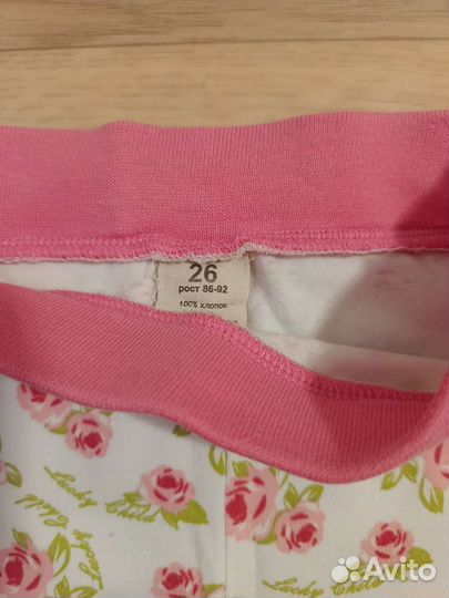 Шорты для девочек 86-92