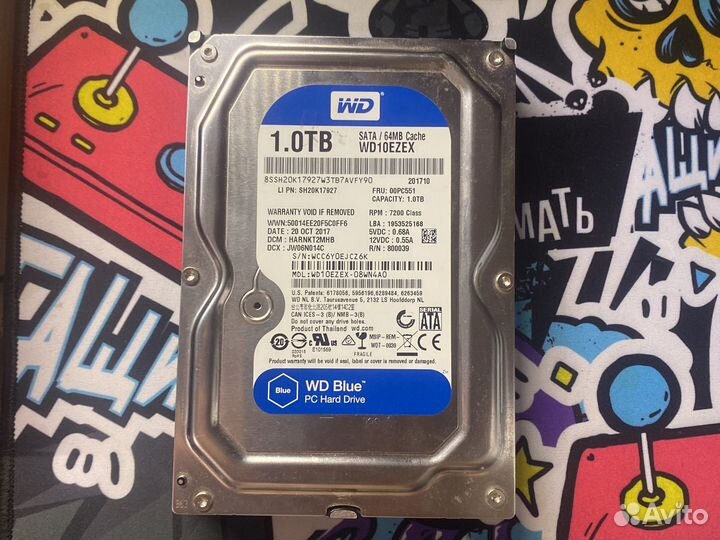 Жесткий диск WD Blue 1 тб