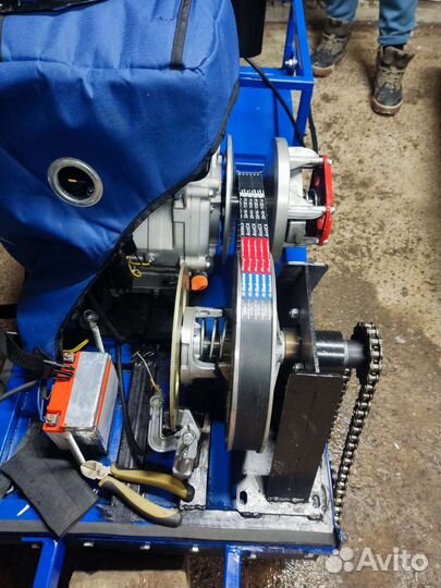 Мотобуксировщик мотособака 20 л с