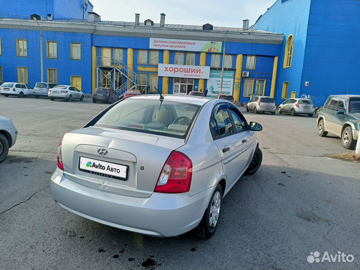 Hyundai Verna 1.4 МТ, 2007, 168 000 км