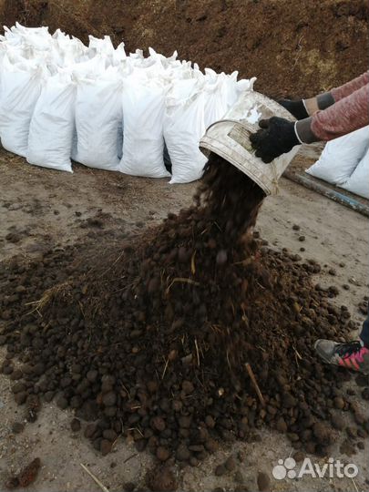Конская подстилка в мешках (50 литров)