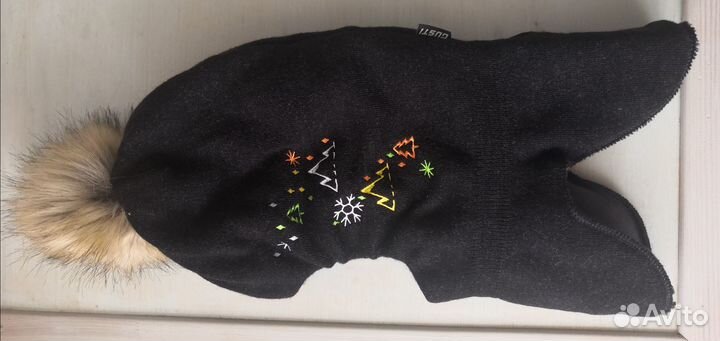 Шапка-шлем детский зимний gusti