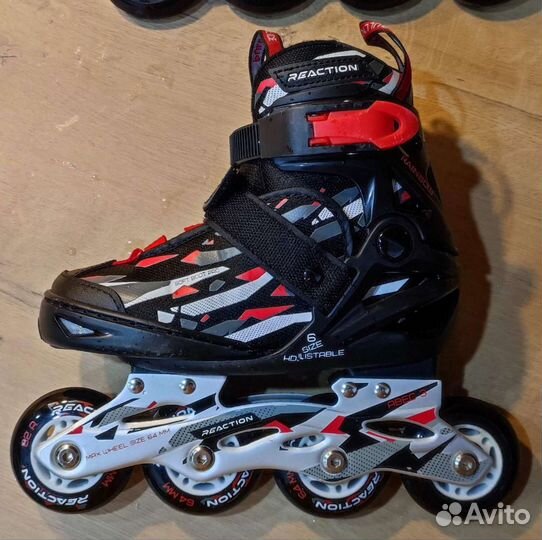 Ролики детские раздвижные Reaction Rainbow