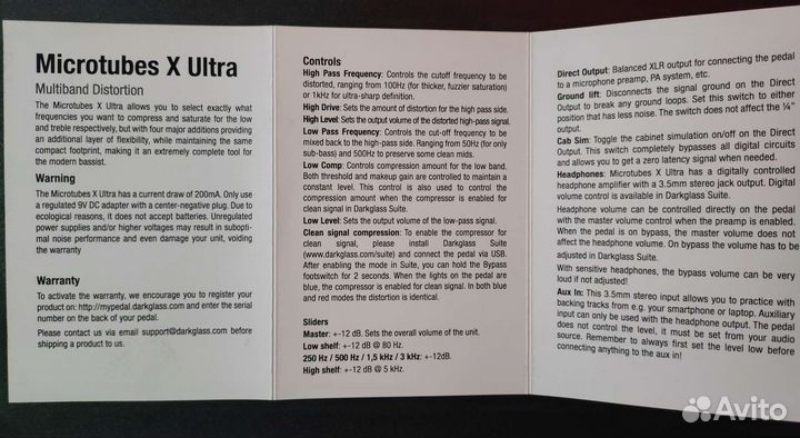 Darkglass Microtubes x ultra