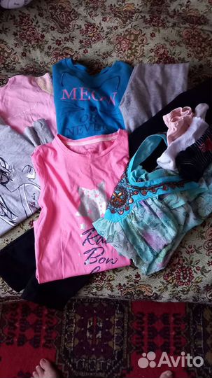 Вещи пакетом для девочки разм 152